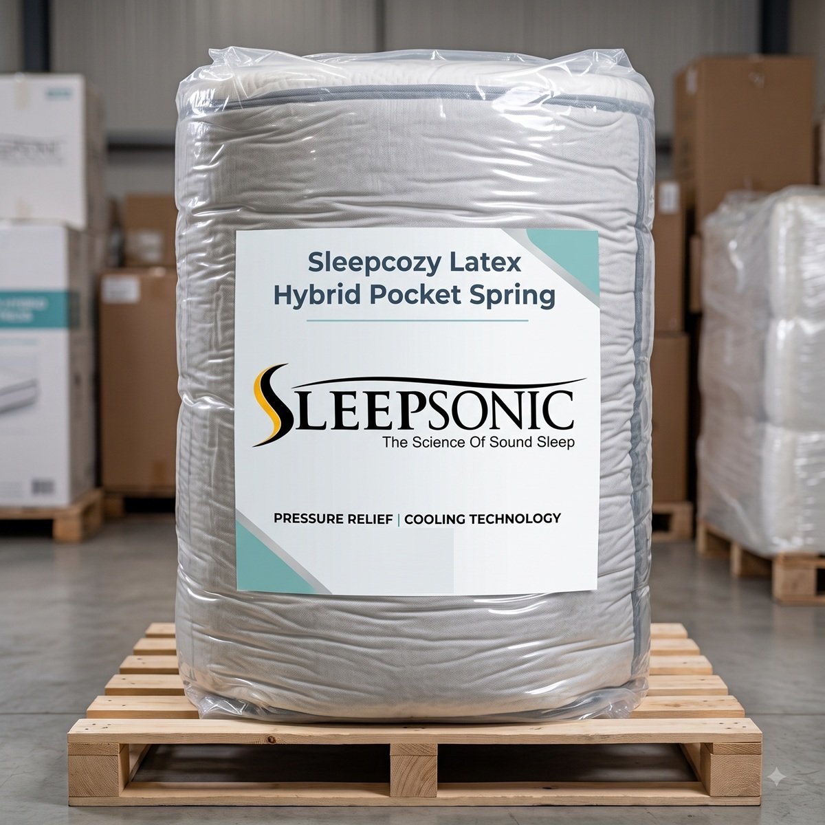 Sleepcozy Latex Hybrid Pocket Spring Sleepcozy Latex Hybrid Pocket Spring - Image 1